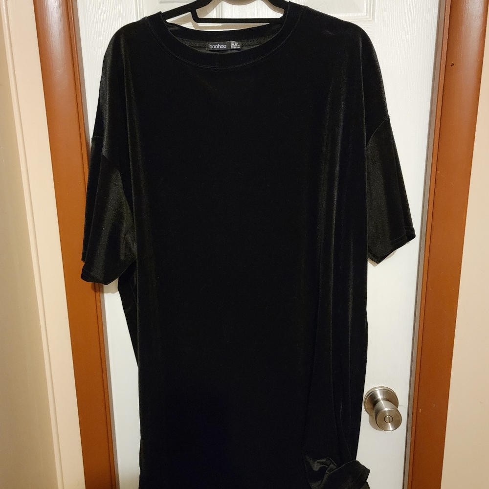 Velvet/Velour shirtdress